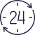 24-hours icon